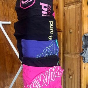 6 Pack - Assorted Zumba Fitness Racerback tanks- Vintage